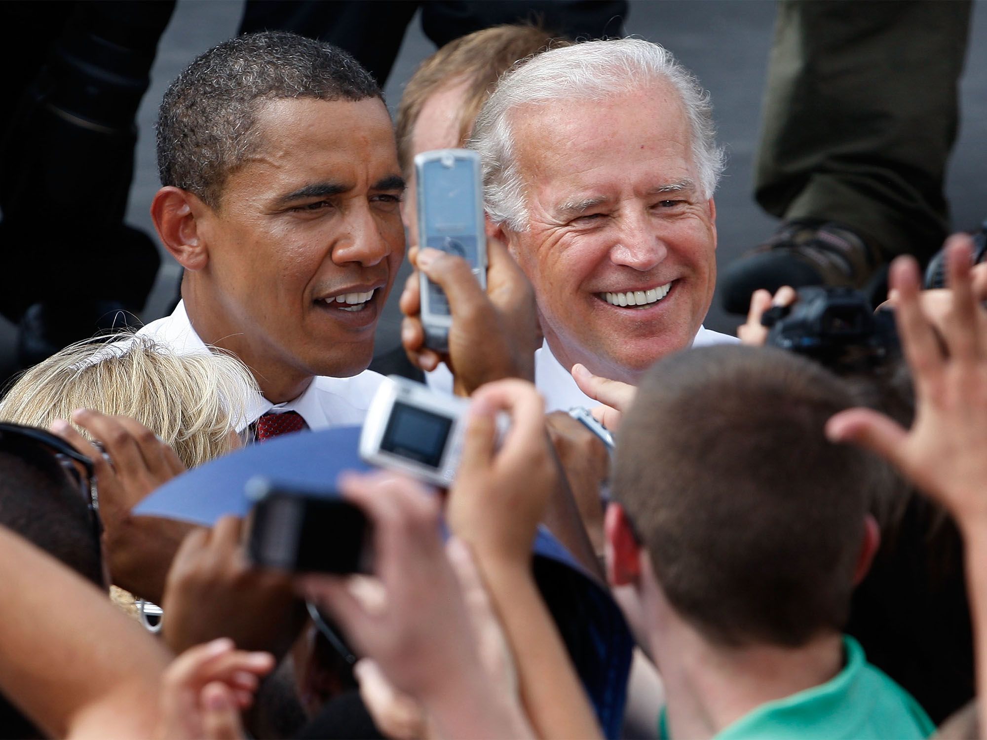 Joe Biden and Barack Obama