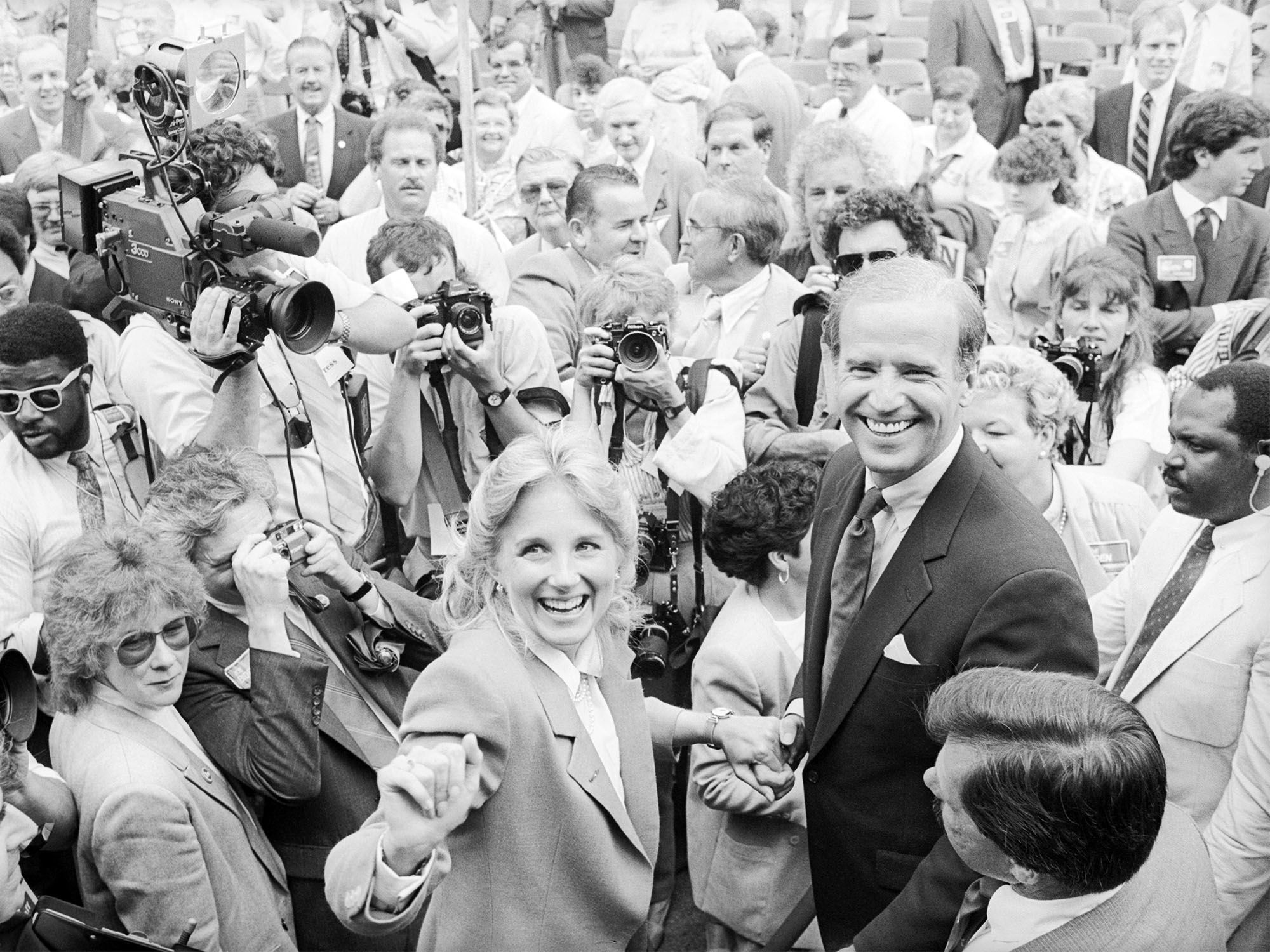 Biden with his wife Jill