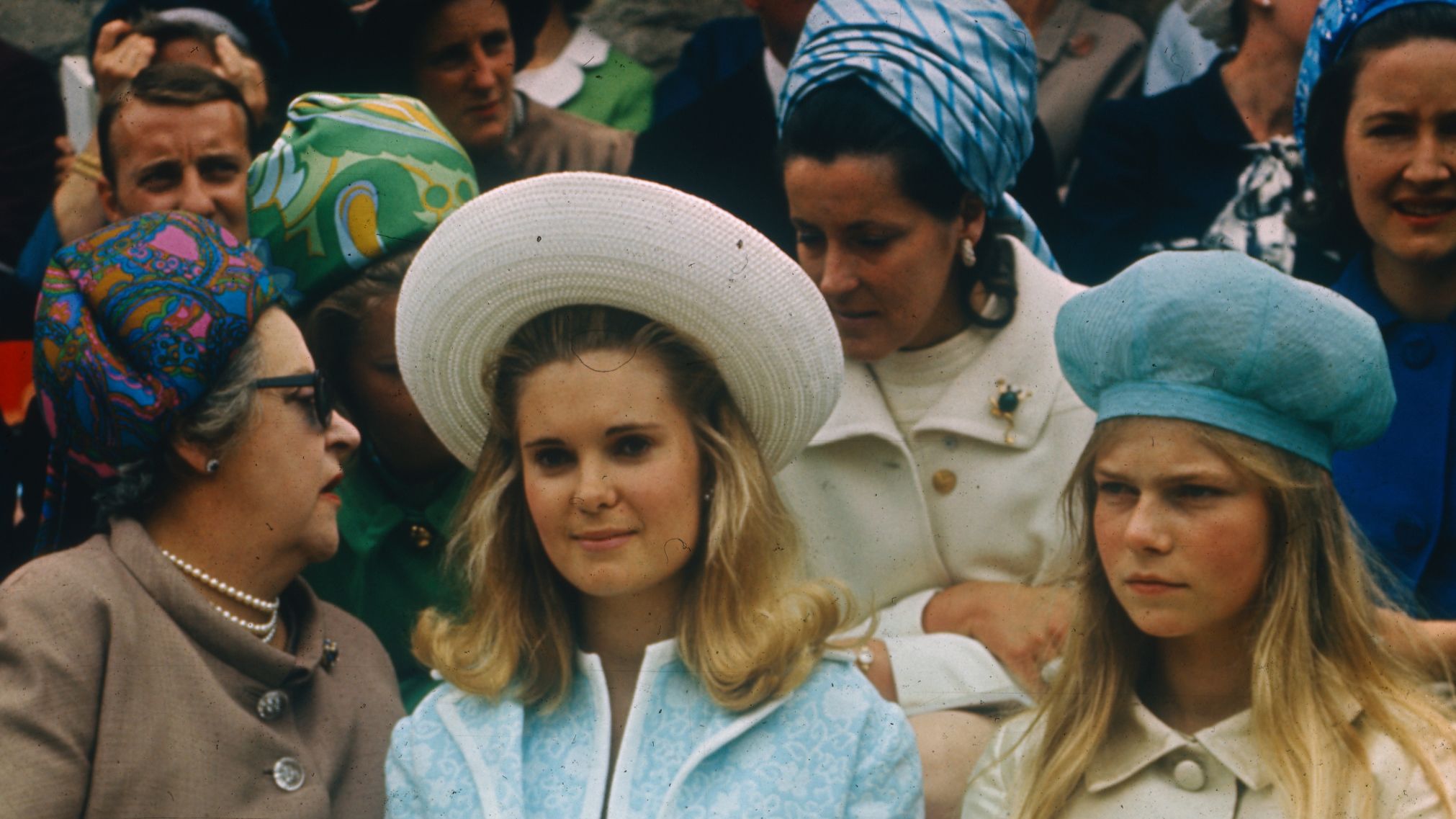 Tricia Nixon, merch yr Arlywydd Richard Nixon, a Thywysoges Lwcsembwrg