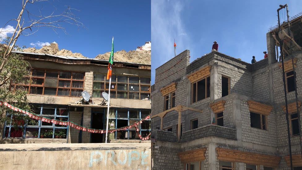 भाजपा के पुराना और नया दफ़्तर