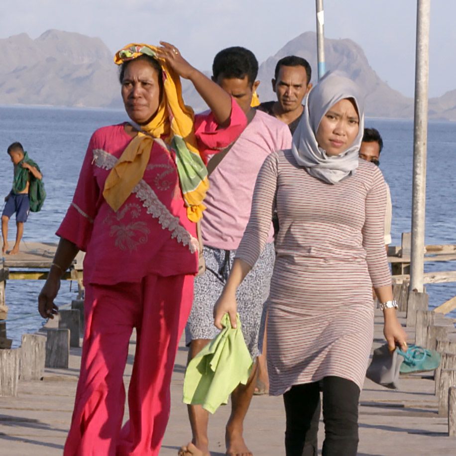 Foto warga Kampung Komodo