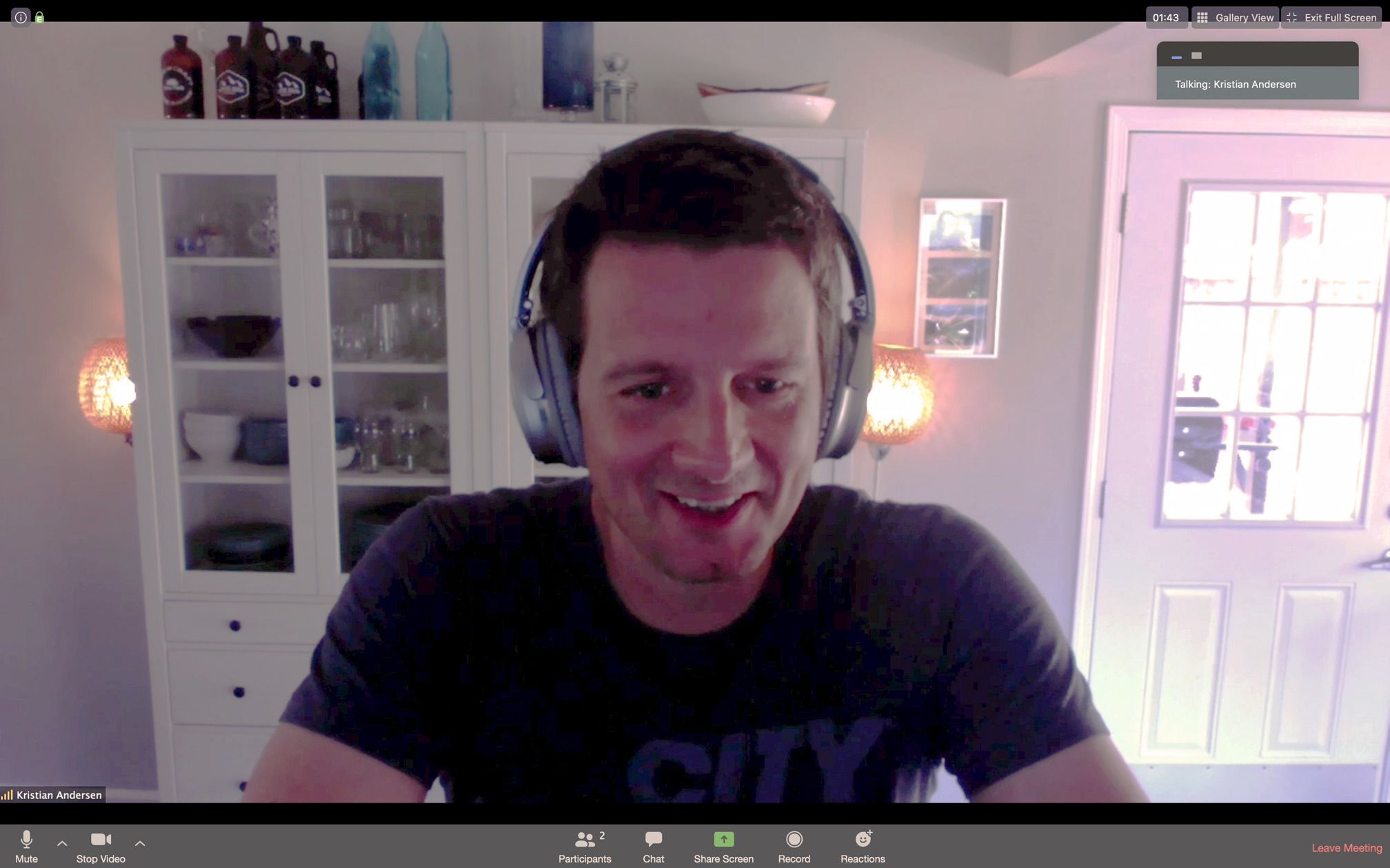 Along with over a third of world's population, Professor Kristian Andersen is also living and working under lockdown