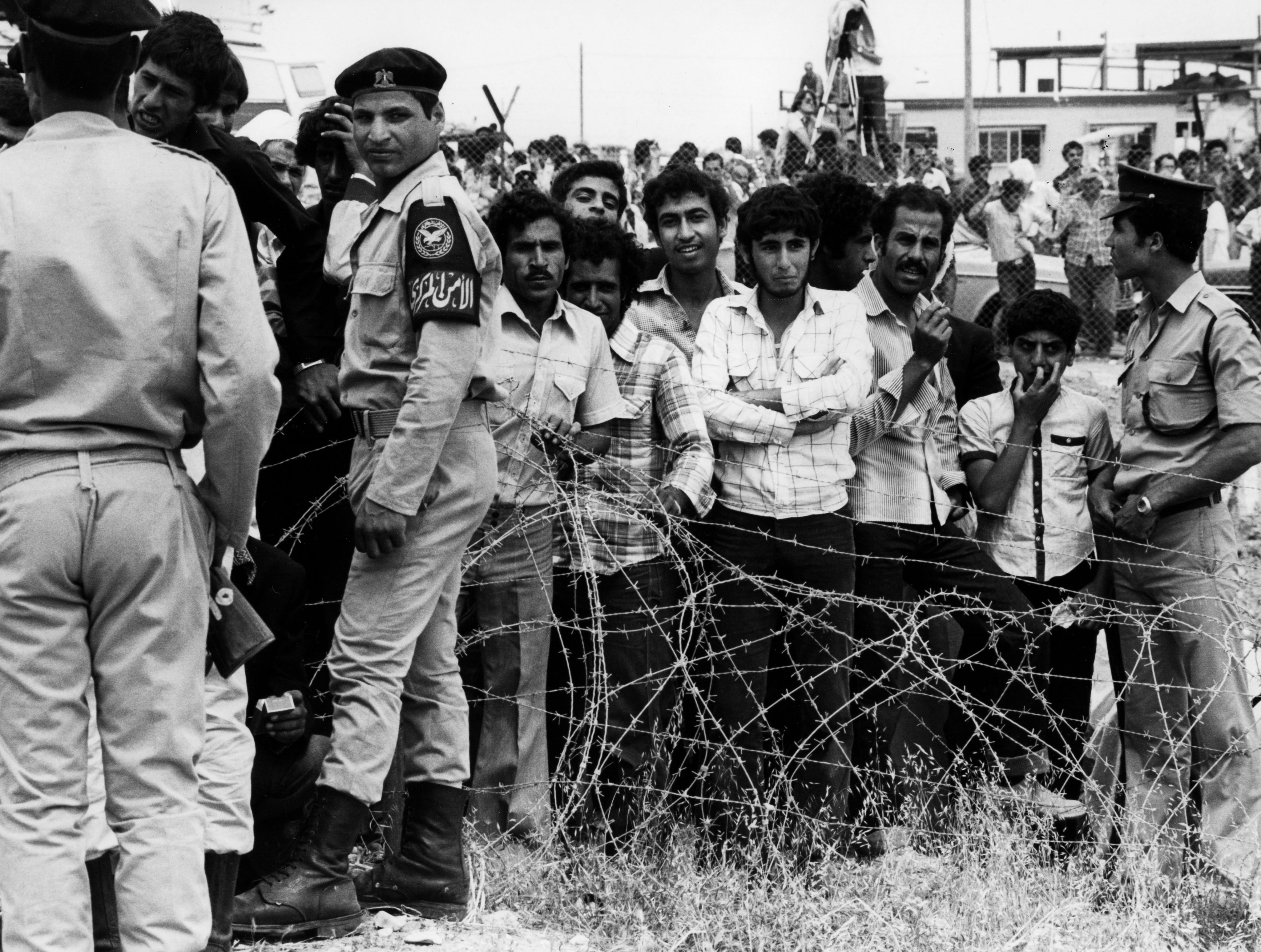 Foto de tropas egipcias en el Sinaí en 1982