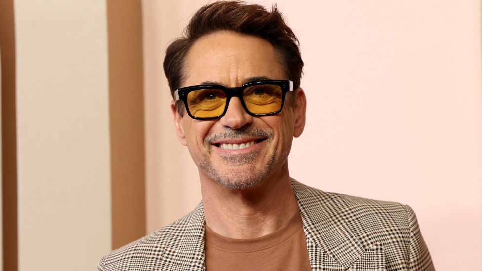 Robert Downey Jr, nominated for Best Actor in a Supporting Role, for "Oppenheimer", attends the Nominees Luncheon for the 96th Oscars in Beverly Hills, California, U.S. February 12, 2024.