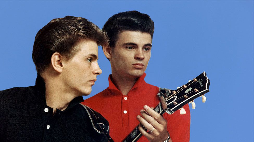 Don (r) with brother Phil