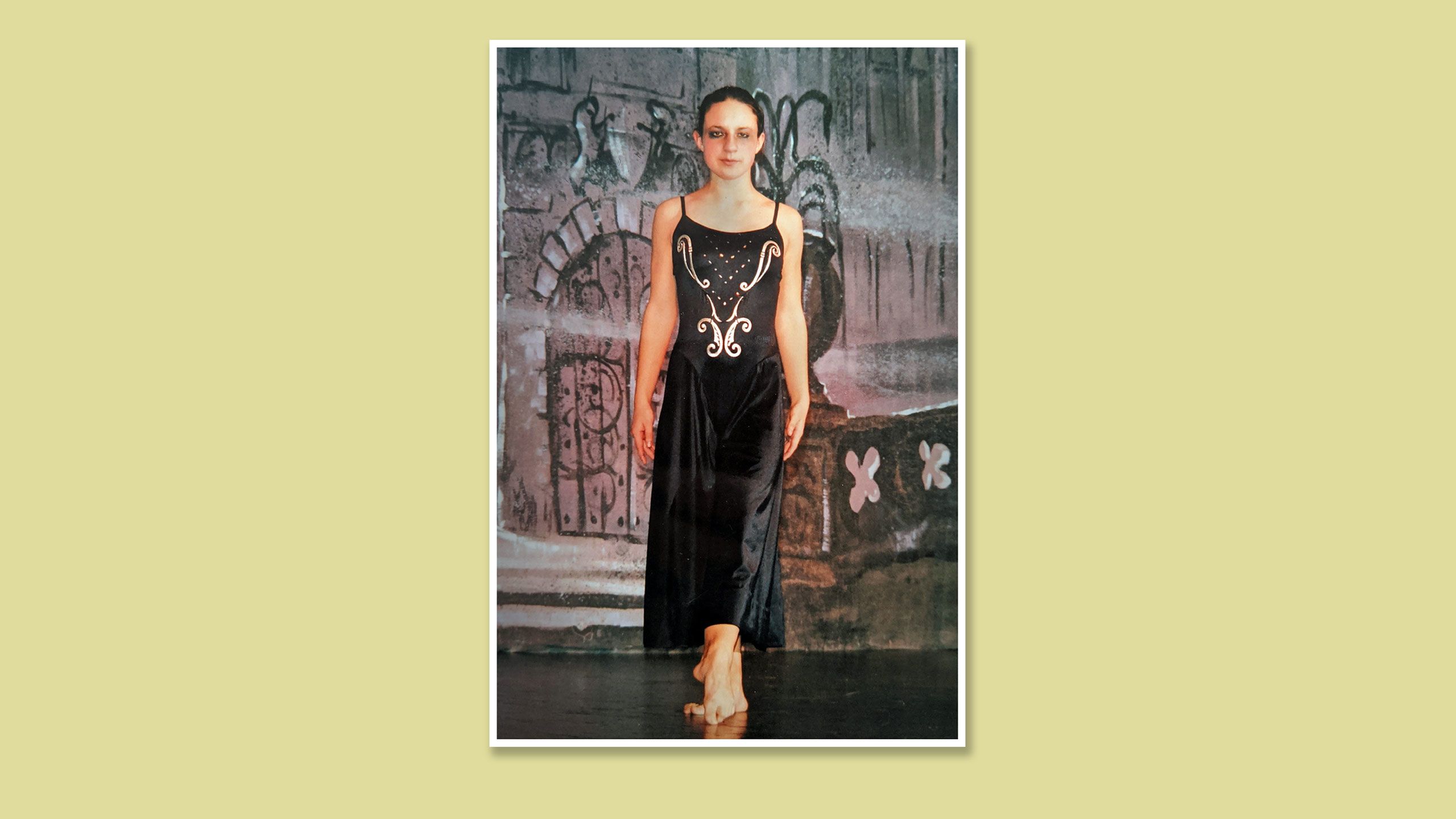 Photo montage - Kat as a young dancer