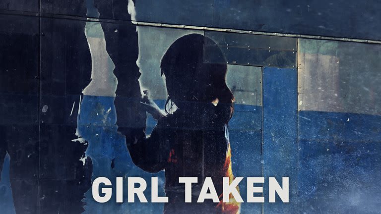 Girl Taken - shows small girl in shadow, holding someone's hand