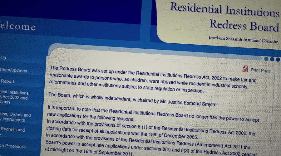 Residential Institutions Redress Board website