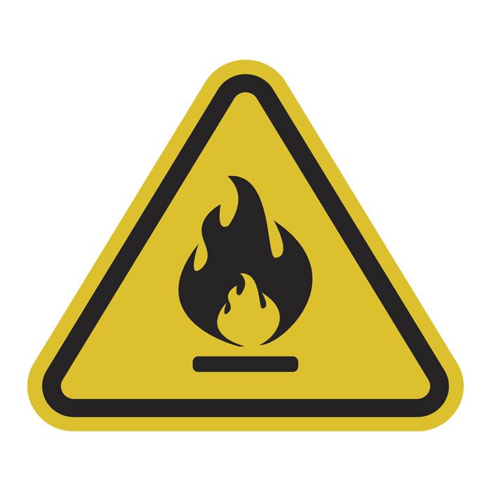 Fire safety sign