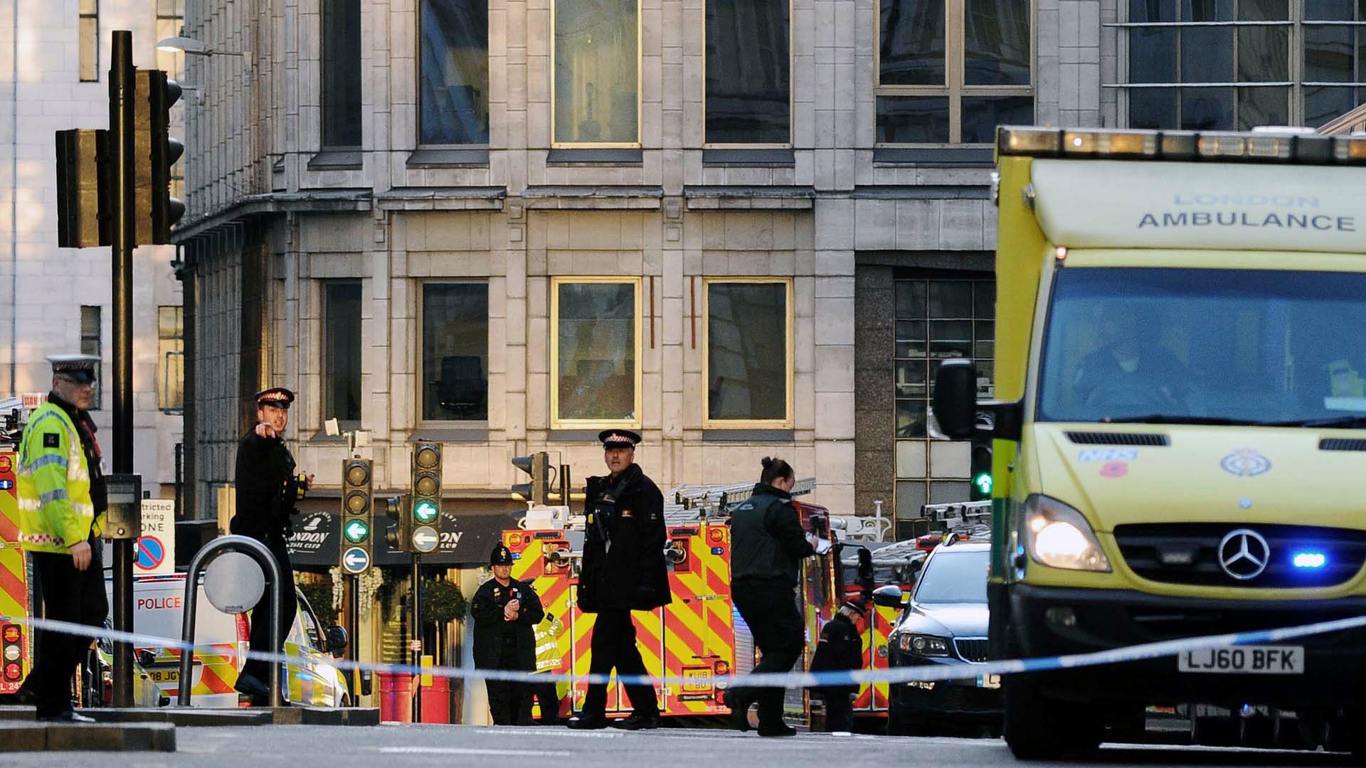 Police near London Bridge
