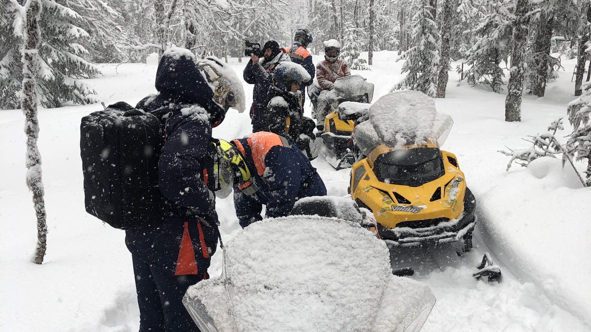 Snow mobiles