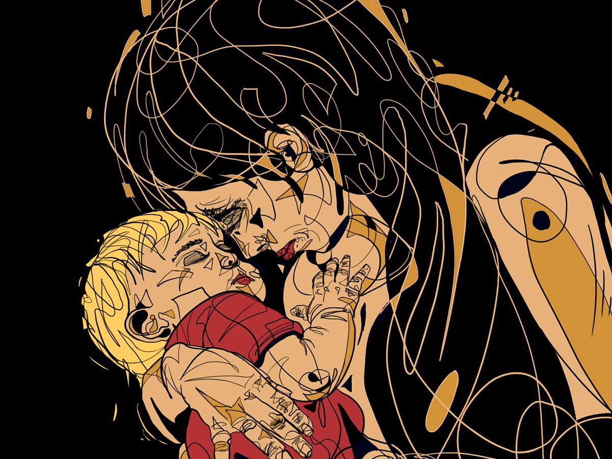 Illustration - mother and child