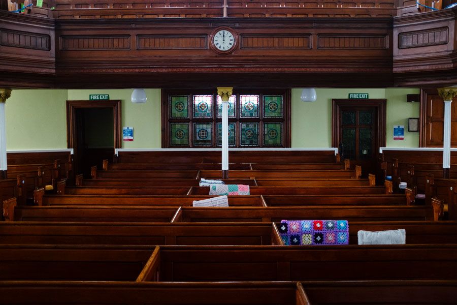 Inside the Calfaria Chapel