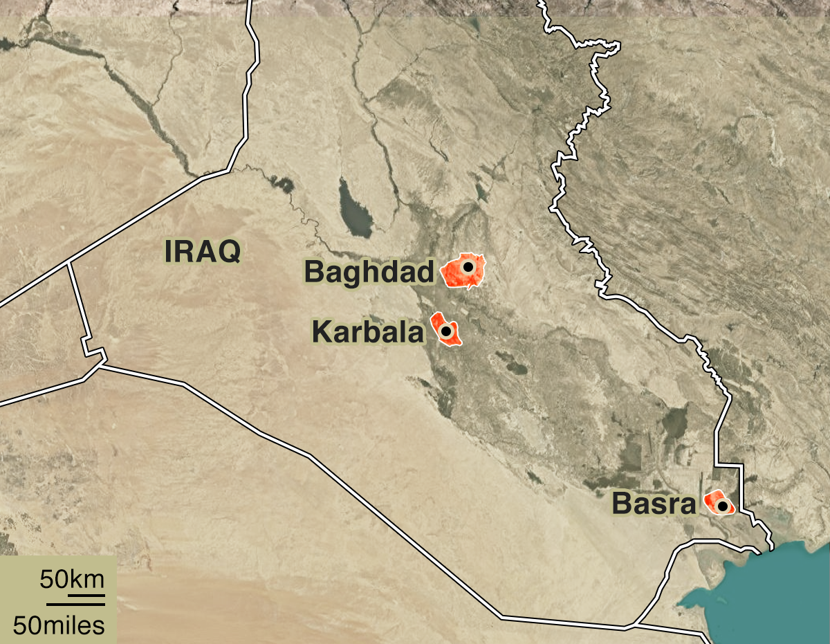 Map of Iraq