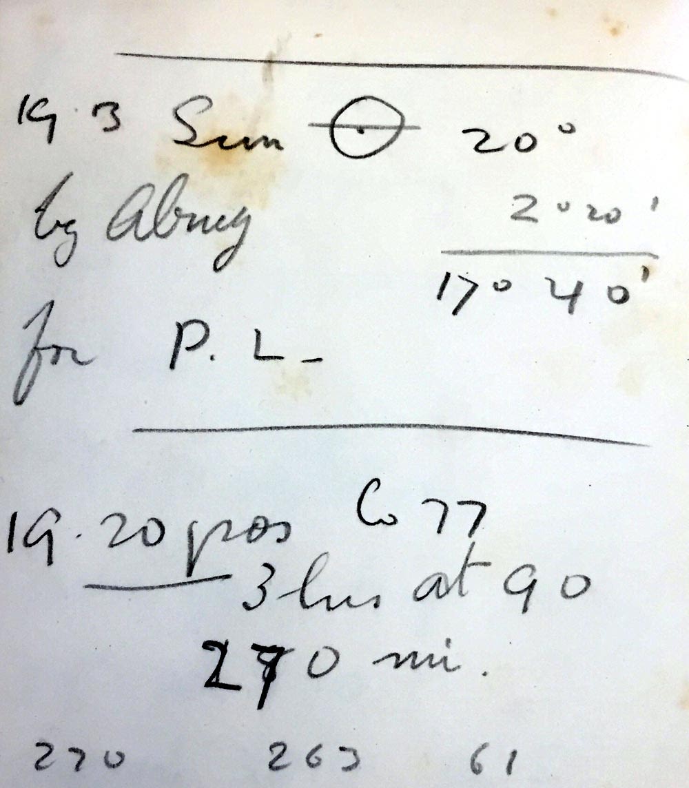 Brown's notebook