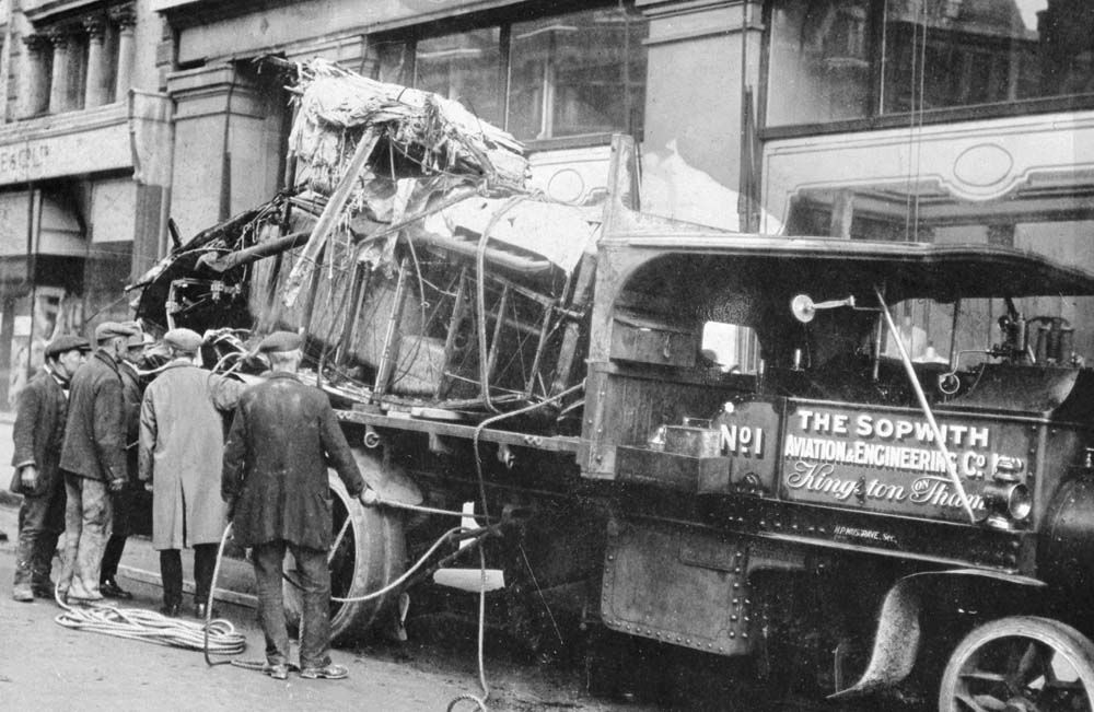 Hawker's wreckage