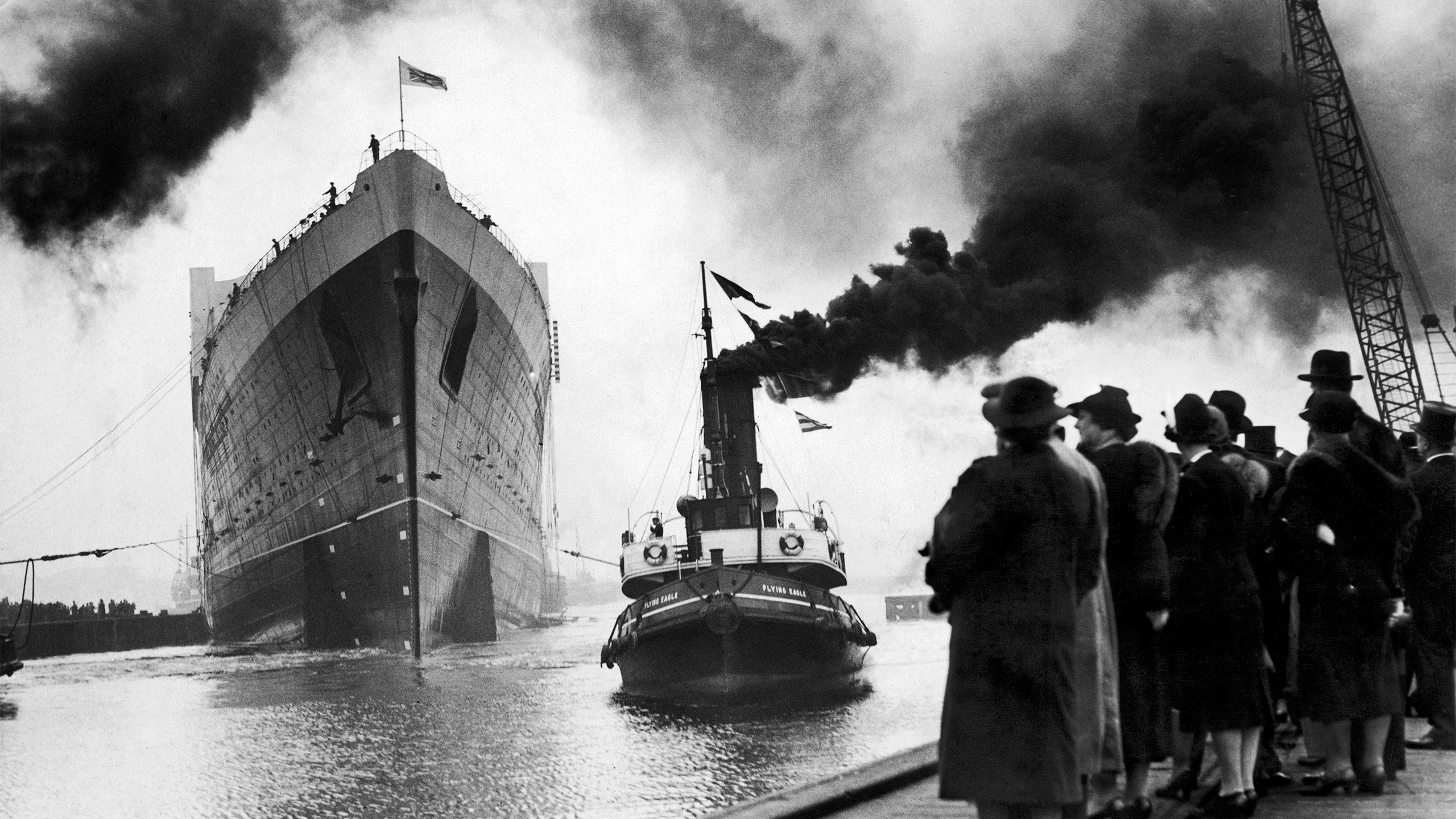 Launching of the RMS Queen Elizabeth