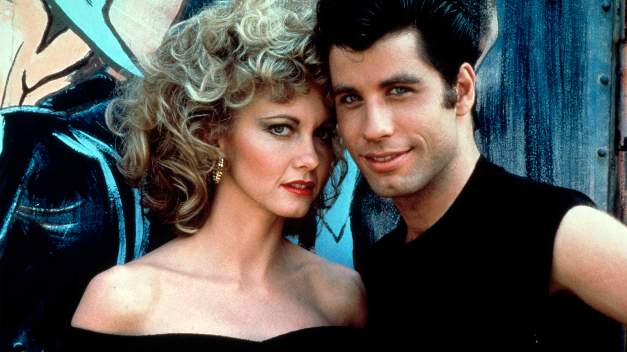 Olivia Newton John and John Travolta in Grease, 1978