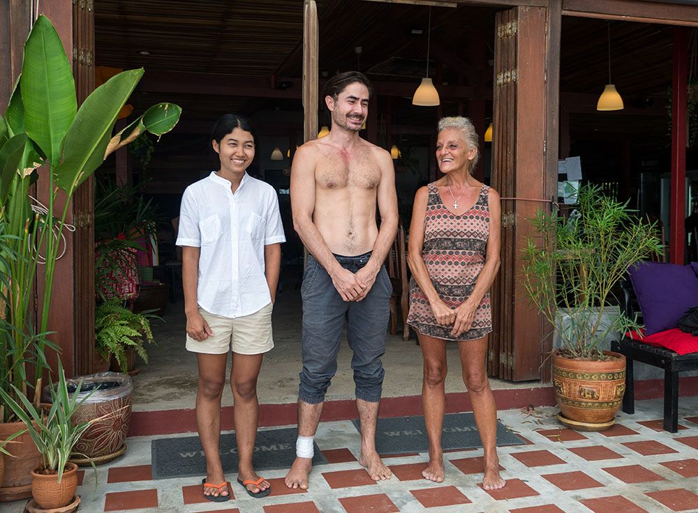 Lek, Mark and Christine