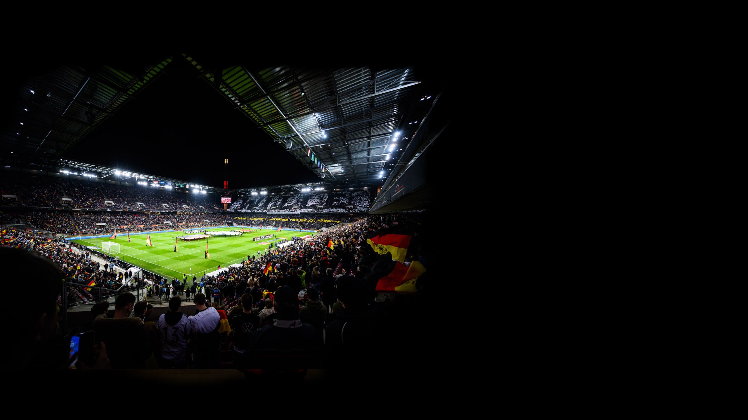 An interior shot of Cologne Stadium