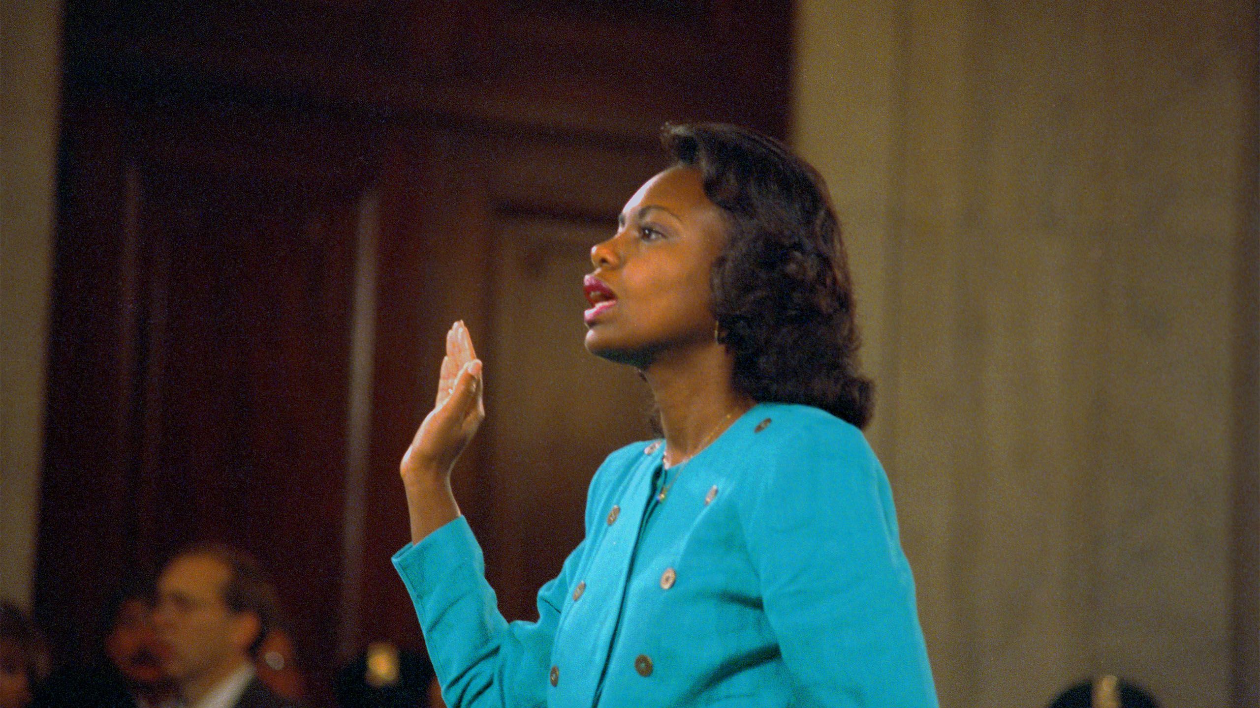 Anita Hill depõe no Congresso americano