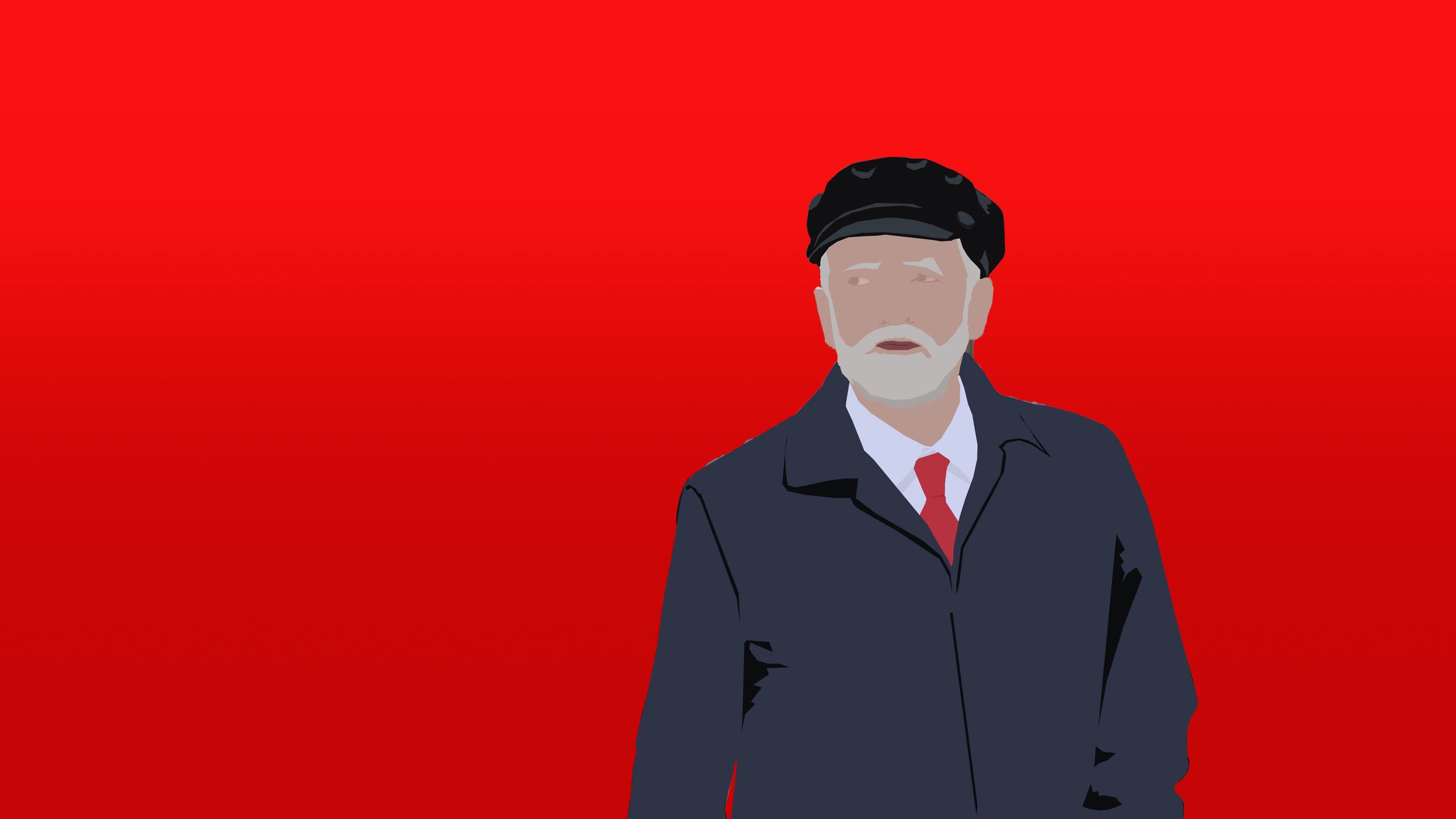 Illustration of Jeremy Corbyn