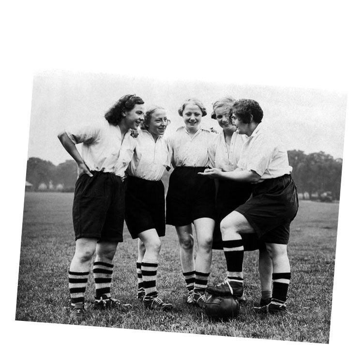Preston Ladies, former Dick, Kerr Ladies, in 1935