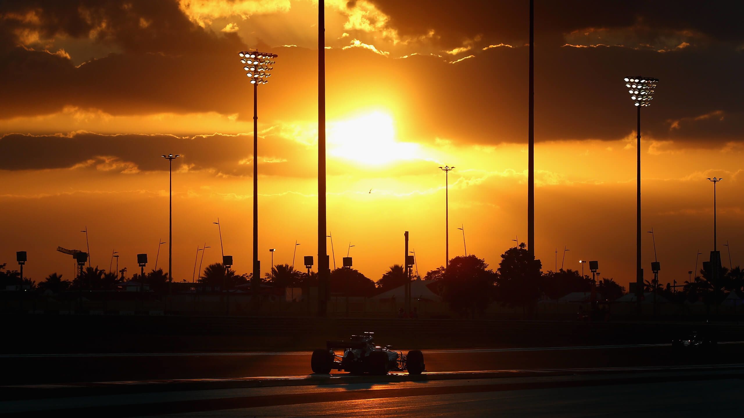Lewis Hamilton racing in Singapore