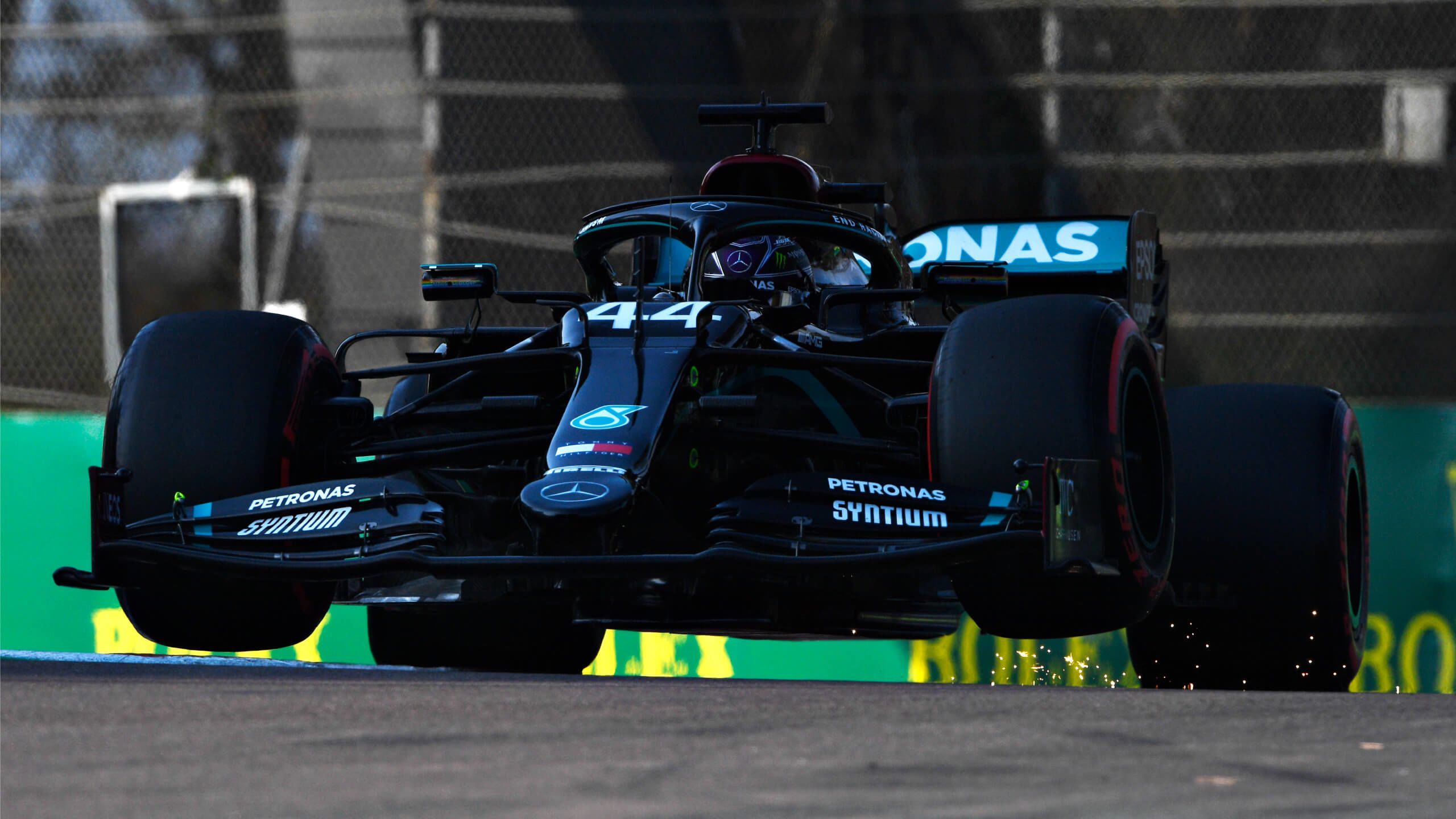 Lewis Hamilton racing