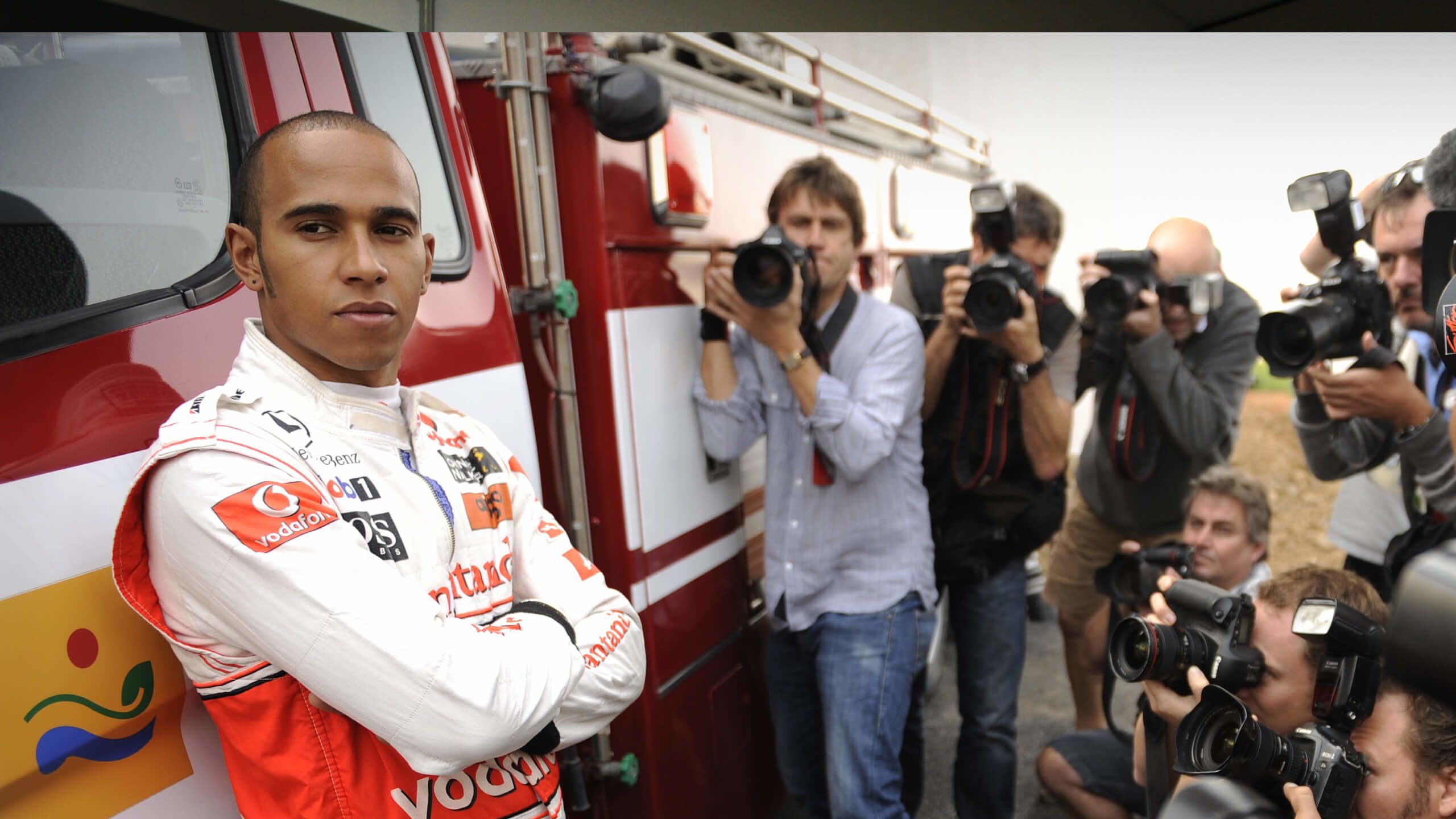 Lewis Hamilton photographed