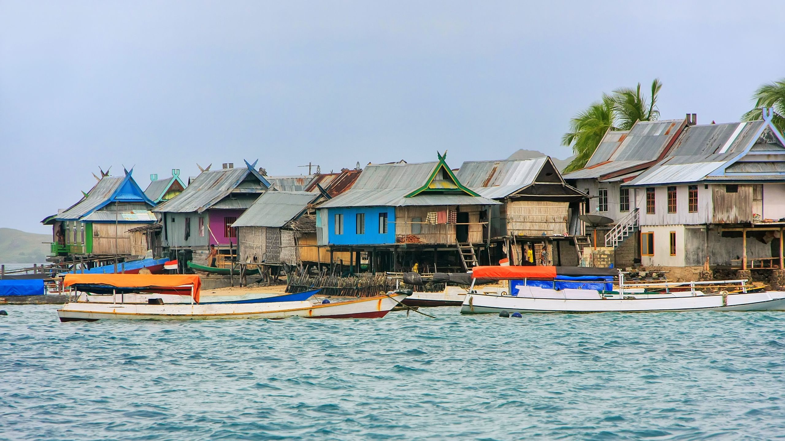 Village on Komodo National Park, Indonesia. Getty Images