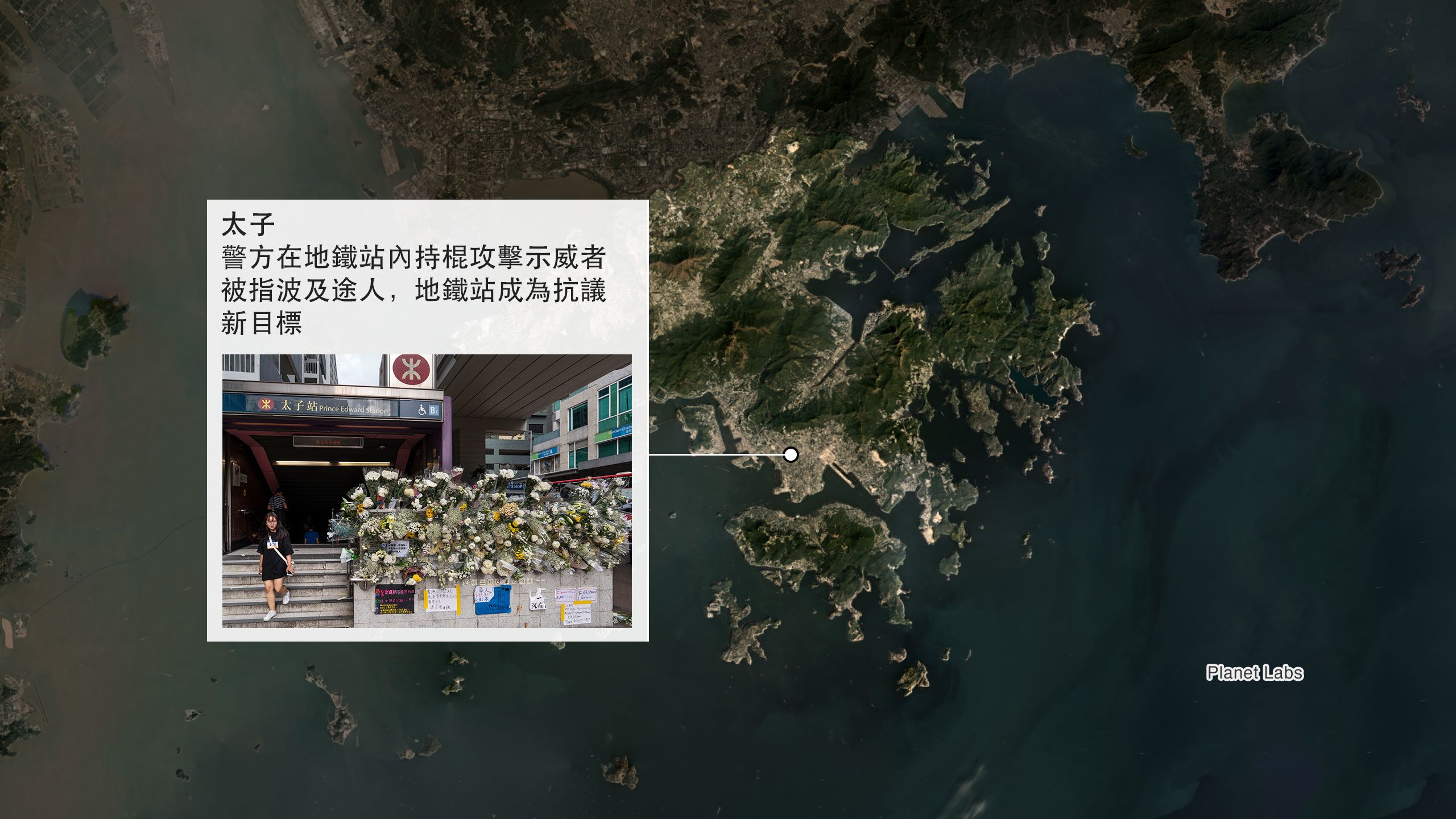 衛星地圖：太子