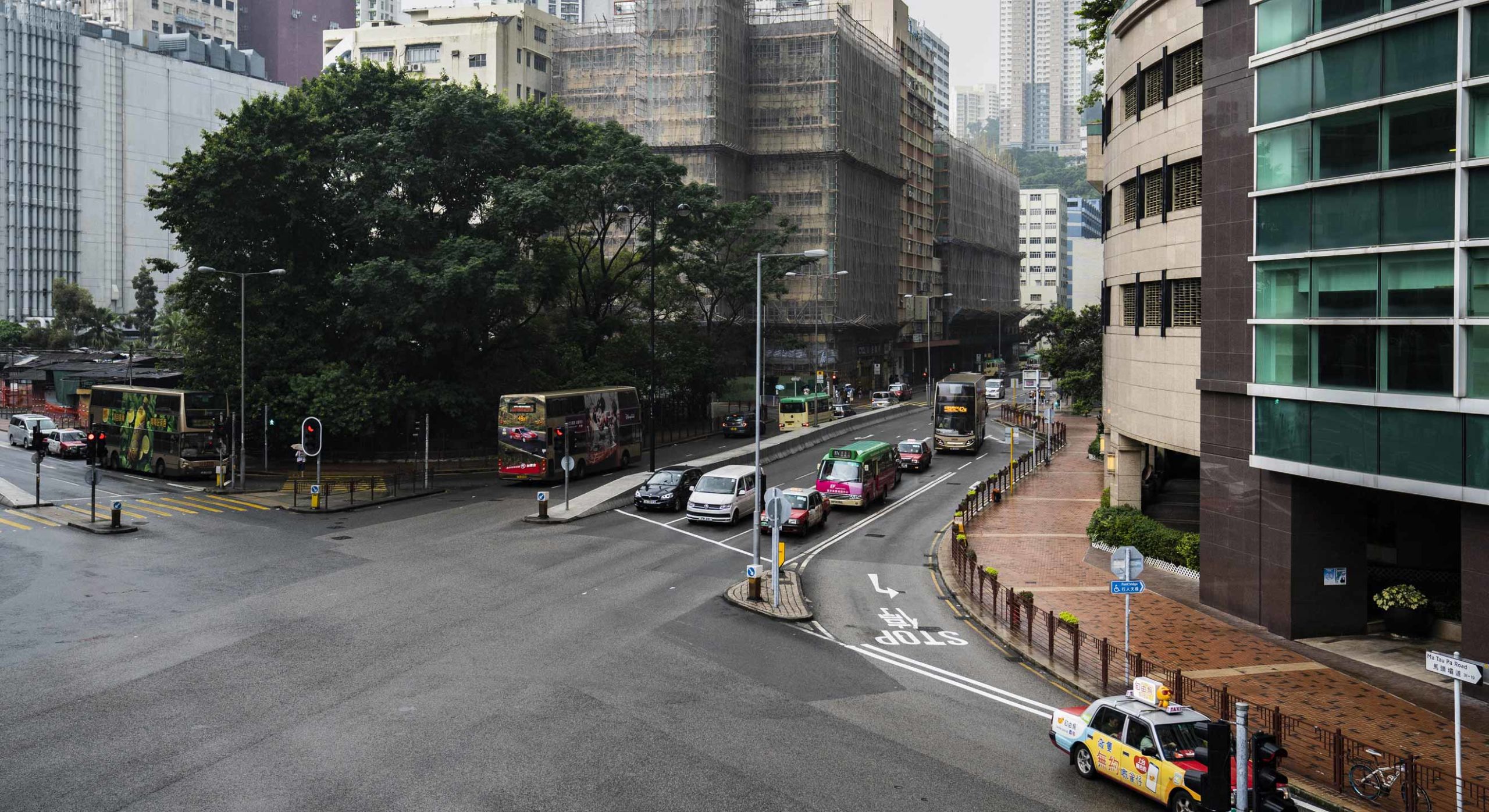 Protest fills street
