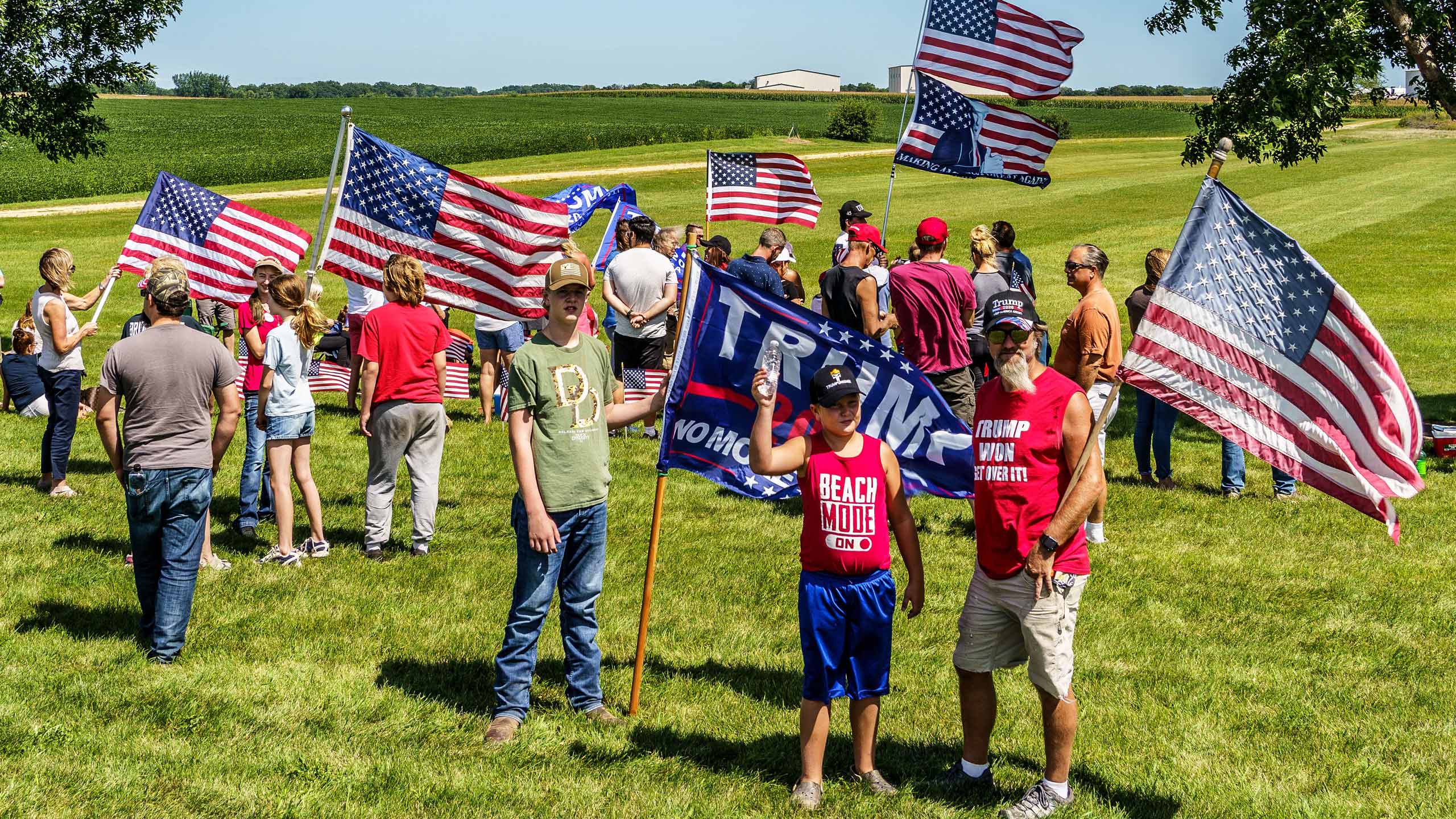 Trump supporters, August 2020