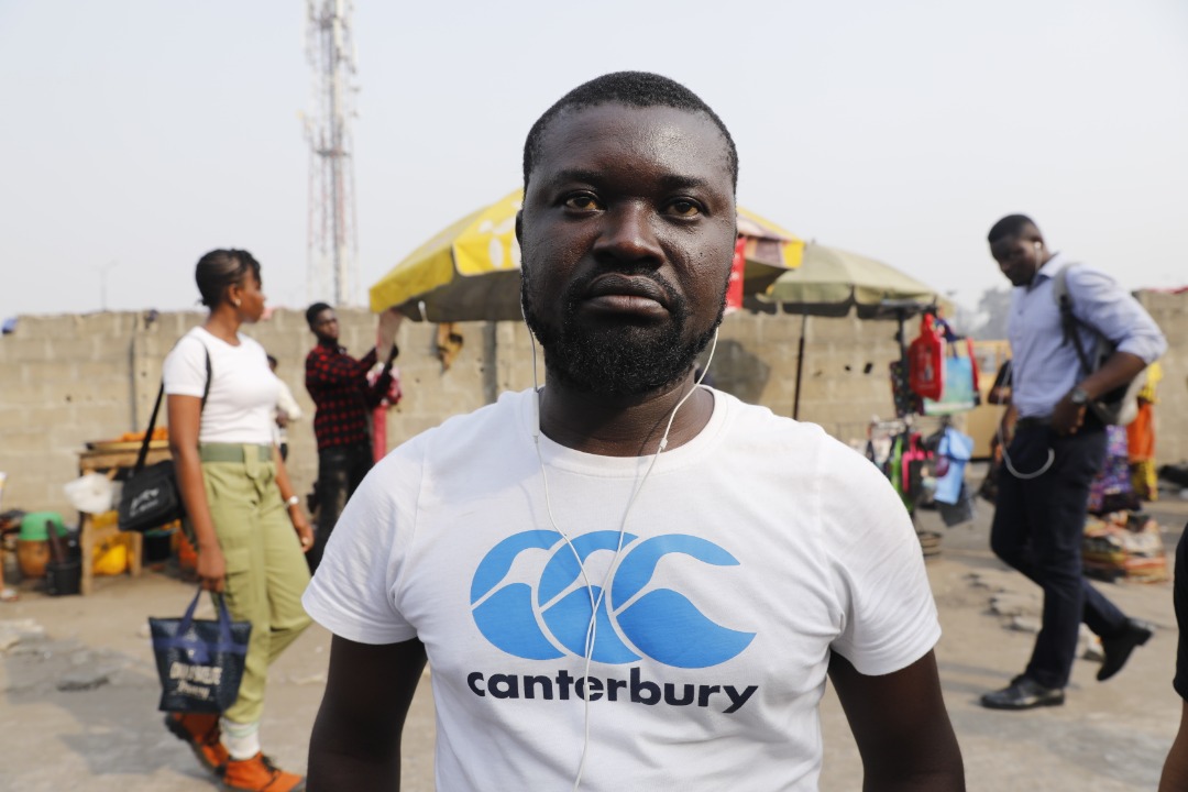 Angry Lagos commuter