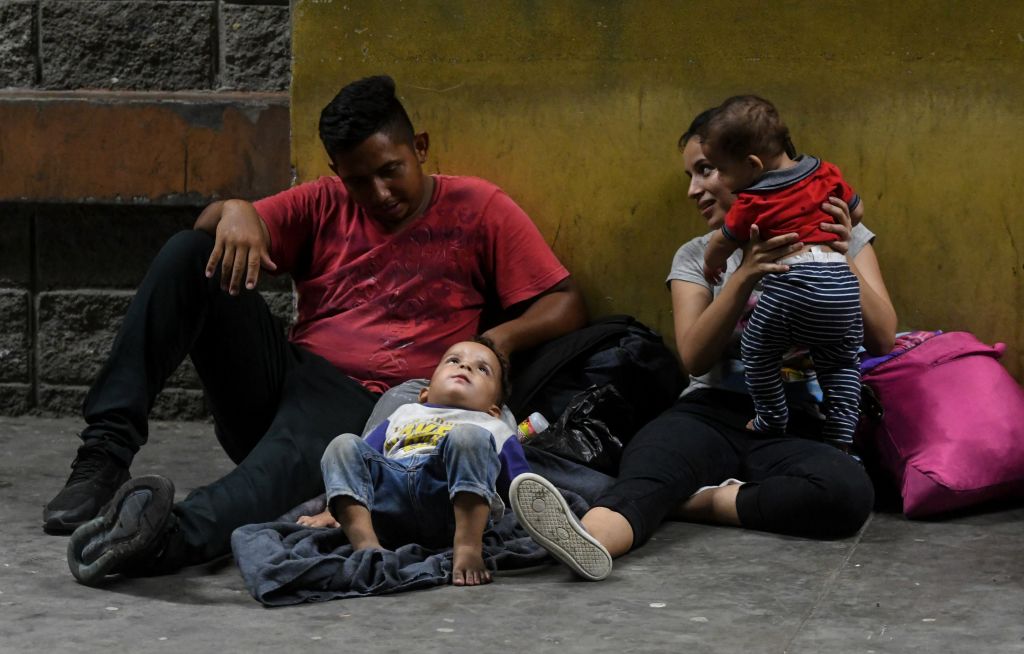 Familia en Honduras