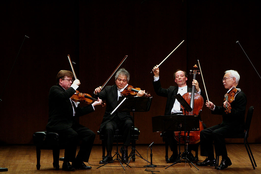 El cuarteto de Tokio interpretando a Beethoven