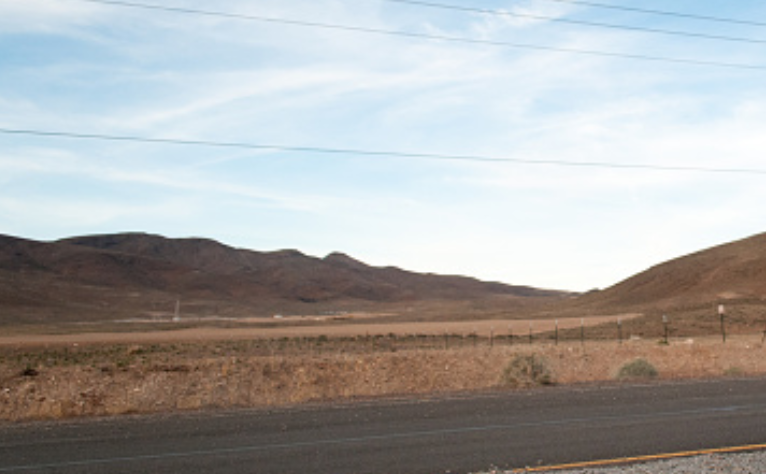 A picture of the Nevada desert.