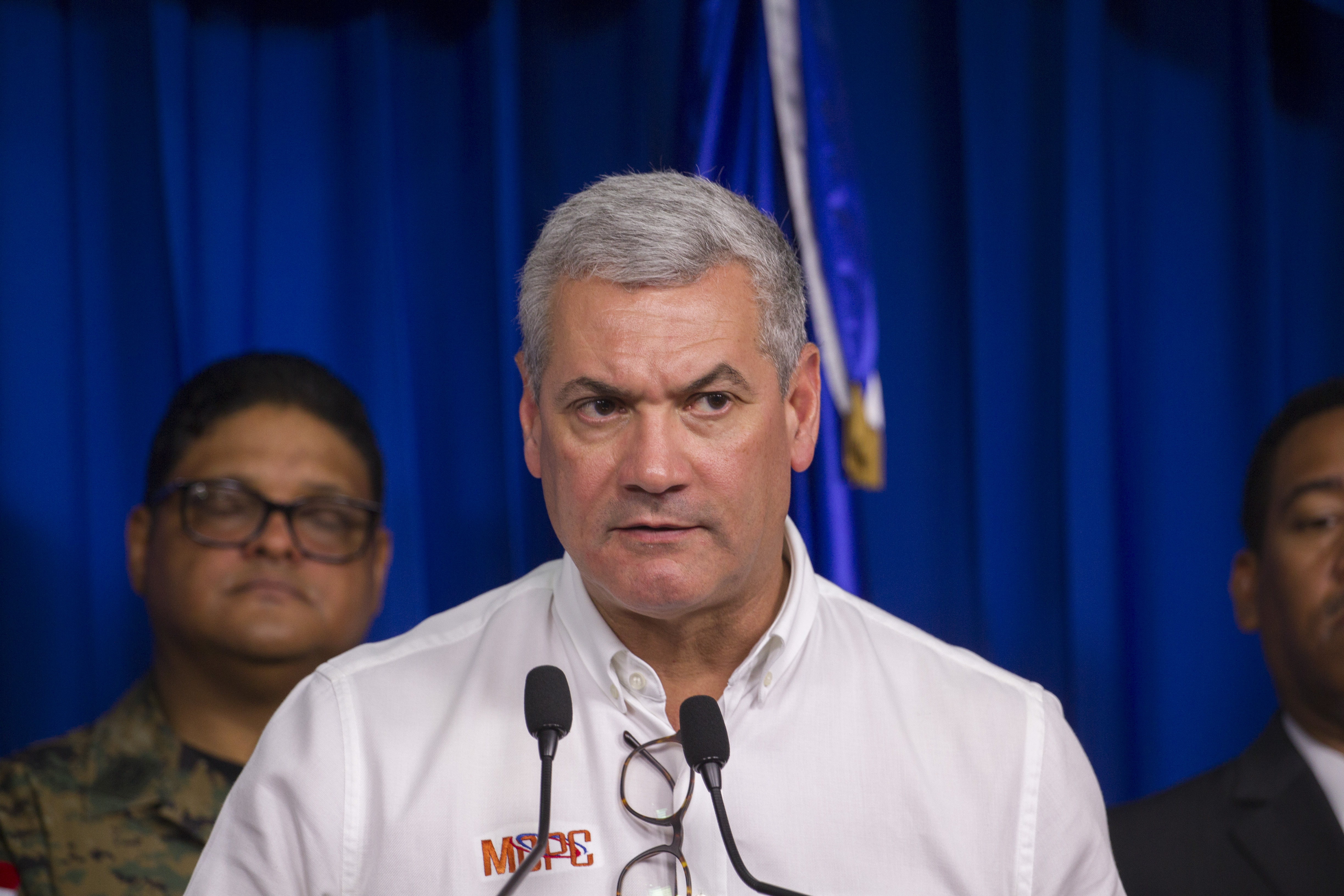  Gonzalo Castillo speaks during a press conference  in 2017