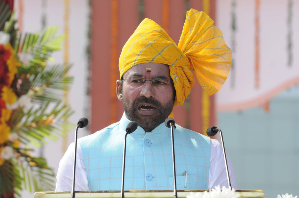 G Kishan Reddy at an event in Delhi