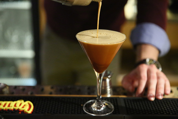 An espresso martini 