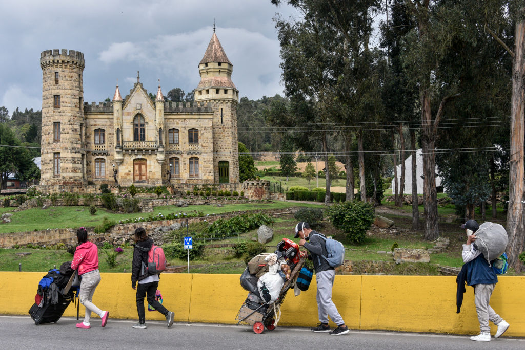 Venezolanos en Bogotá.