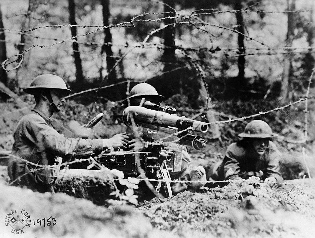 Soldados estadounidenses en la II Guerra Mundial.