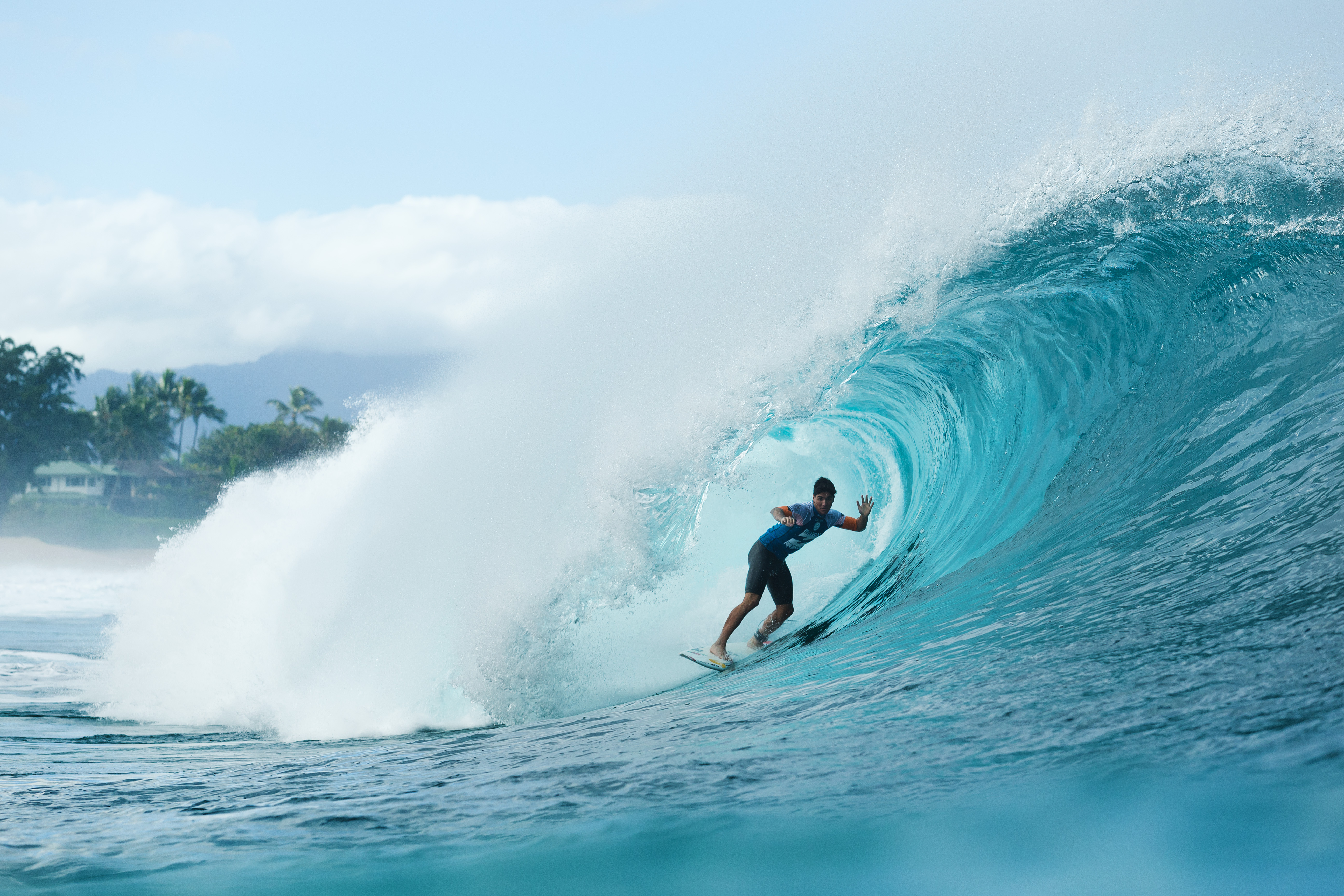 Gabriel Medina of Brasil won his maiden ASP World Title at the Billabong Pipe Masters in Memory of Andy Irons at Pipeline. 19 December, 2014 in North Shore, Hawaii.