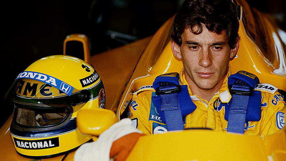 Senna en su época con Lotus.