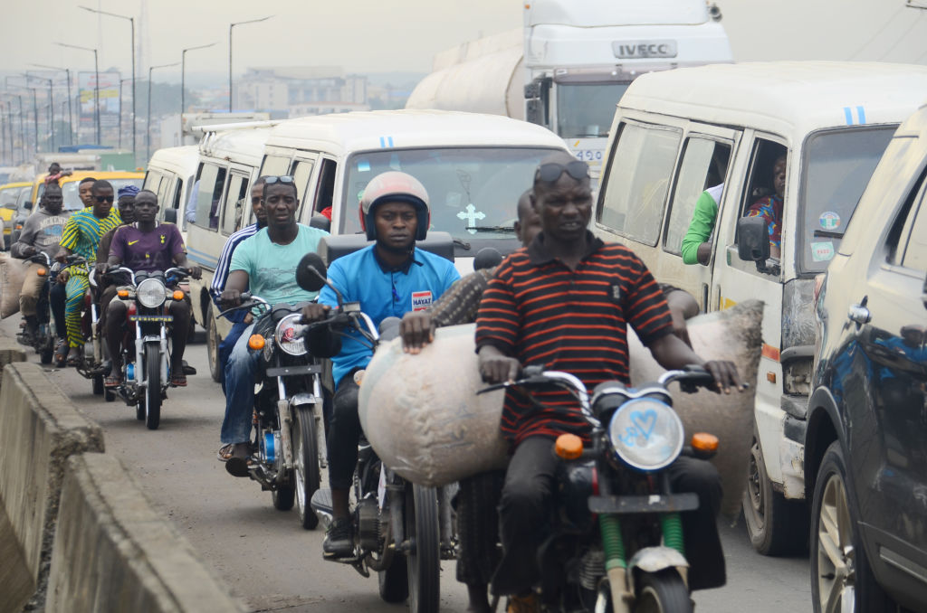 Ambulance on Nigerian road