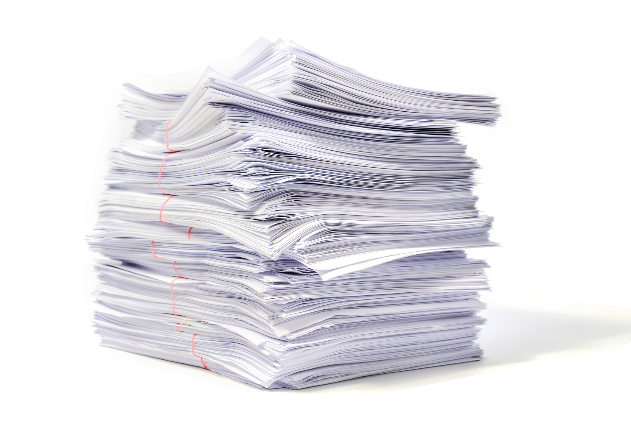 A big pile of papers
