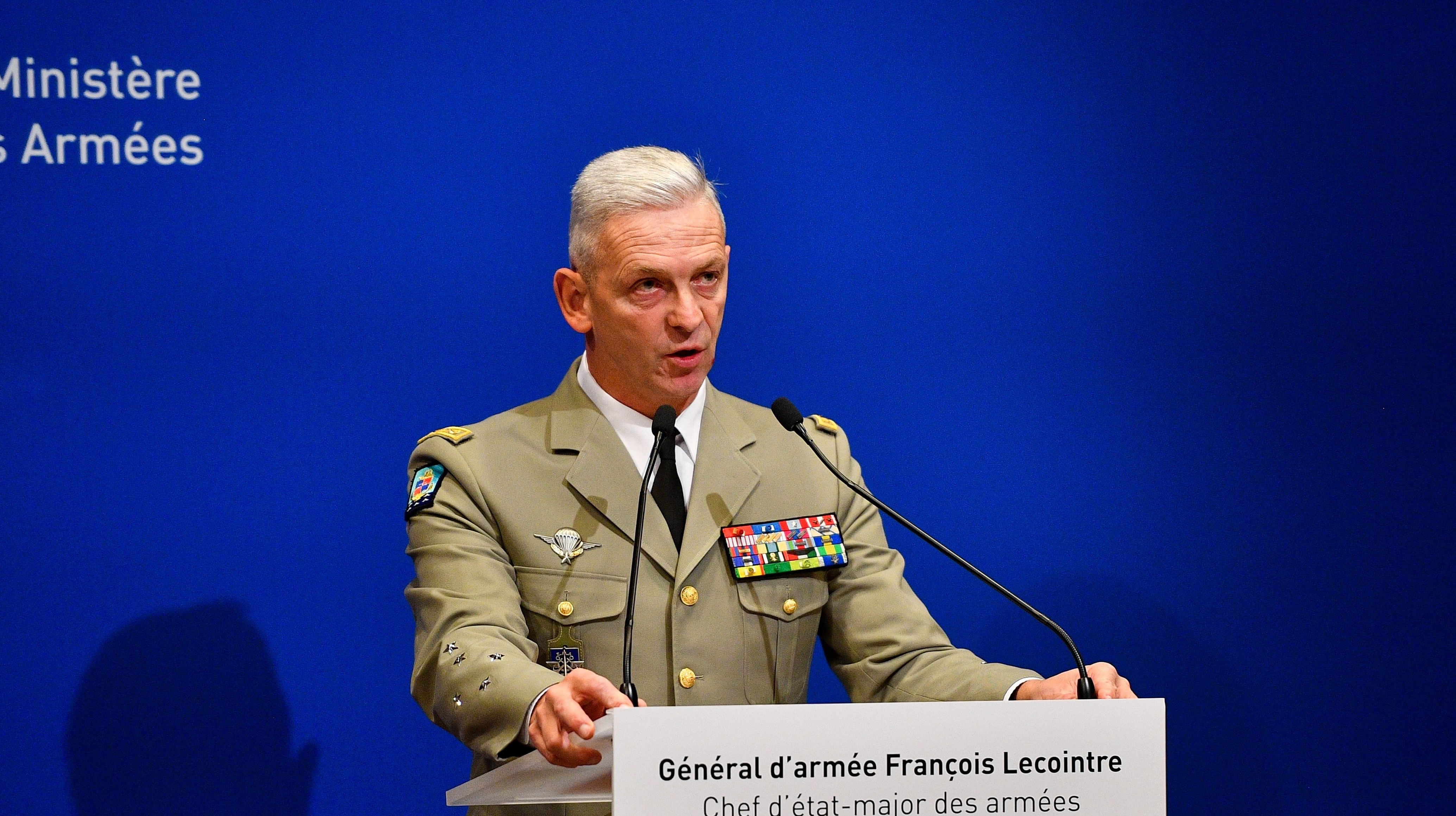 French army chief of staff, Francois Lecointre