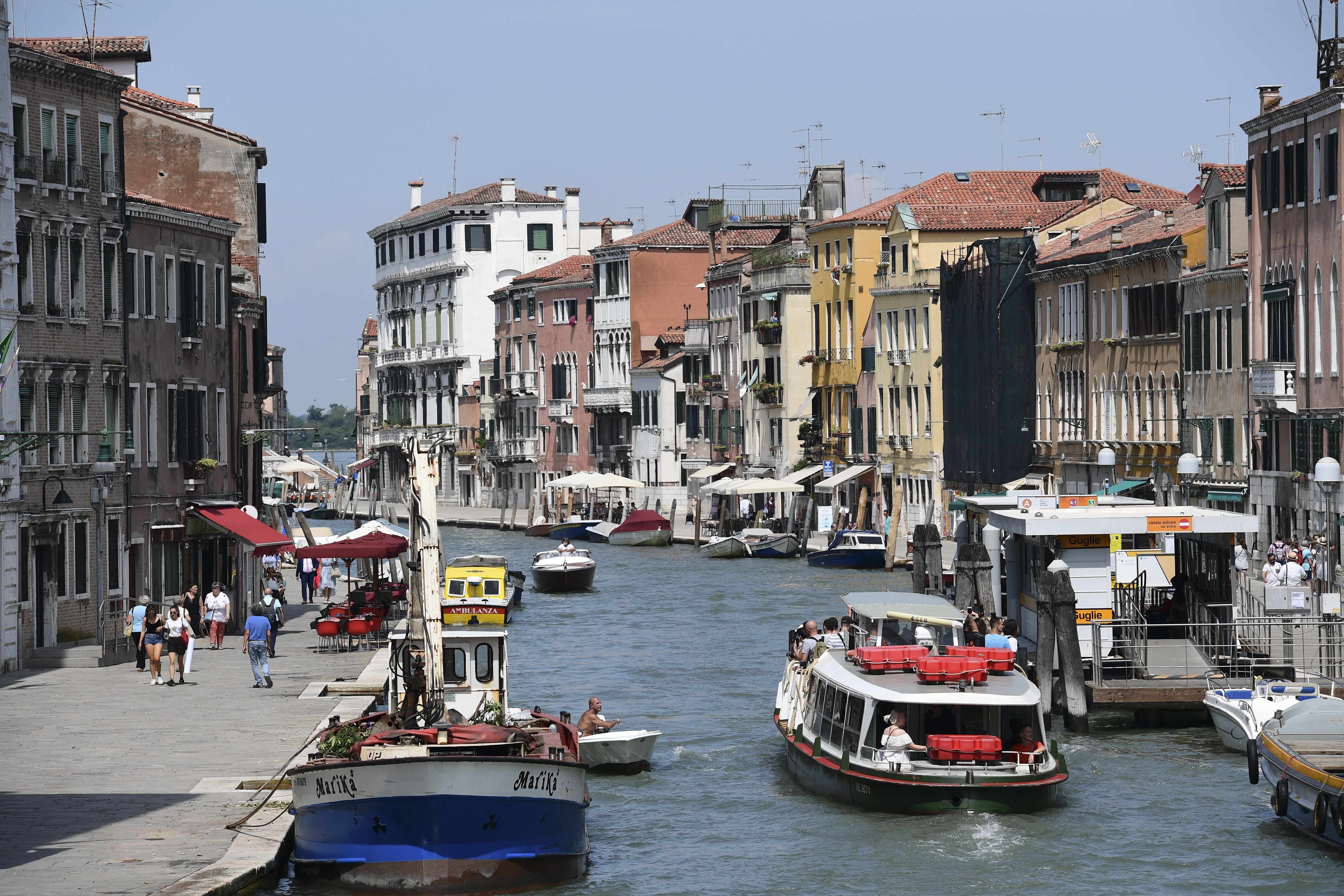 Venice Cannaregio canal July 2019