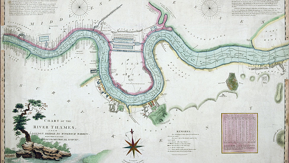 Río Támesis 1802
